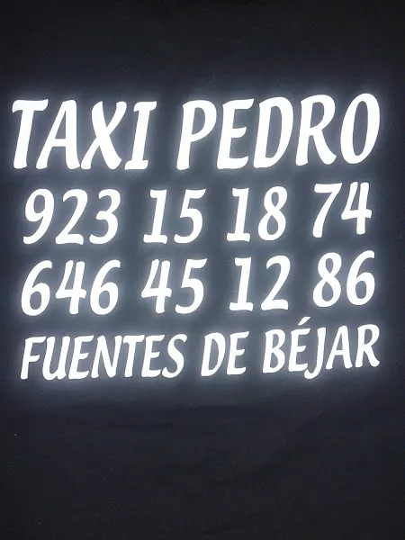 Taxi Pedro Nacional/Internacional - Béjar