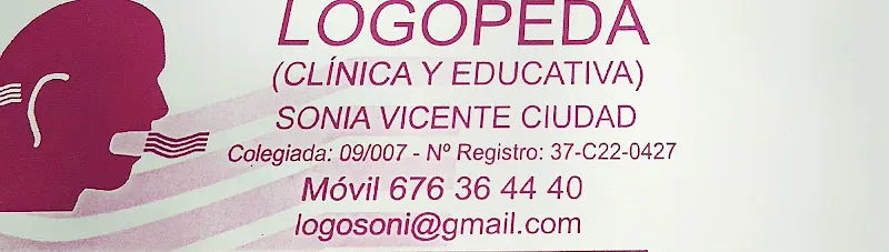 Logopeda Sonia Vicente Ciudad en Salamanca